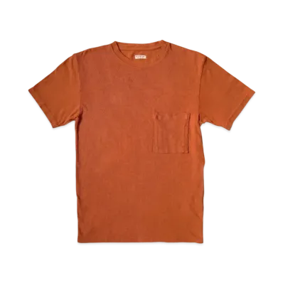 KAPITAL Gauze Poke Tee "Brown"