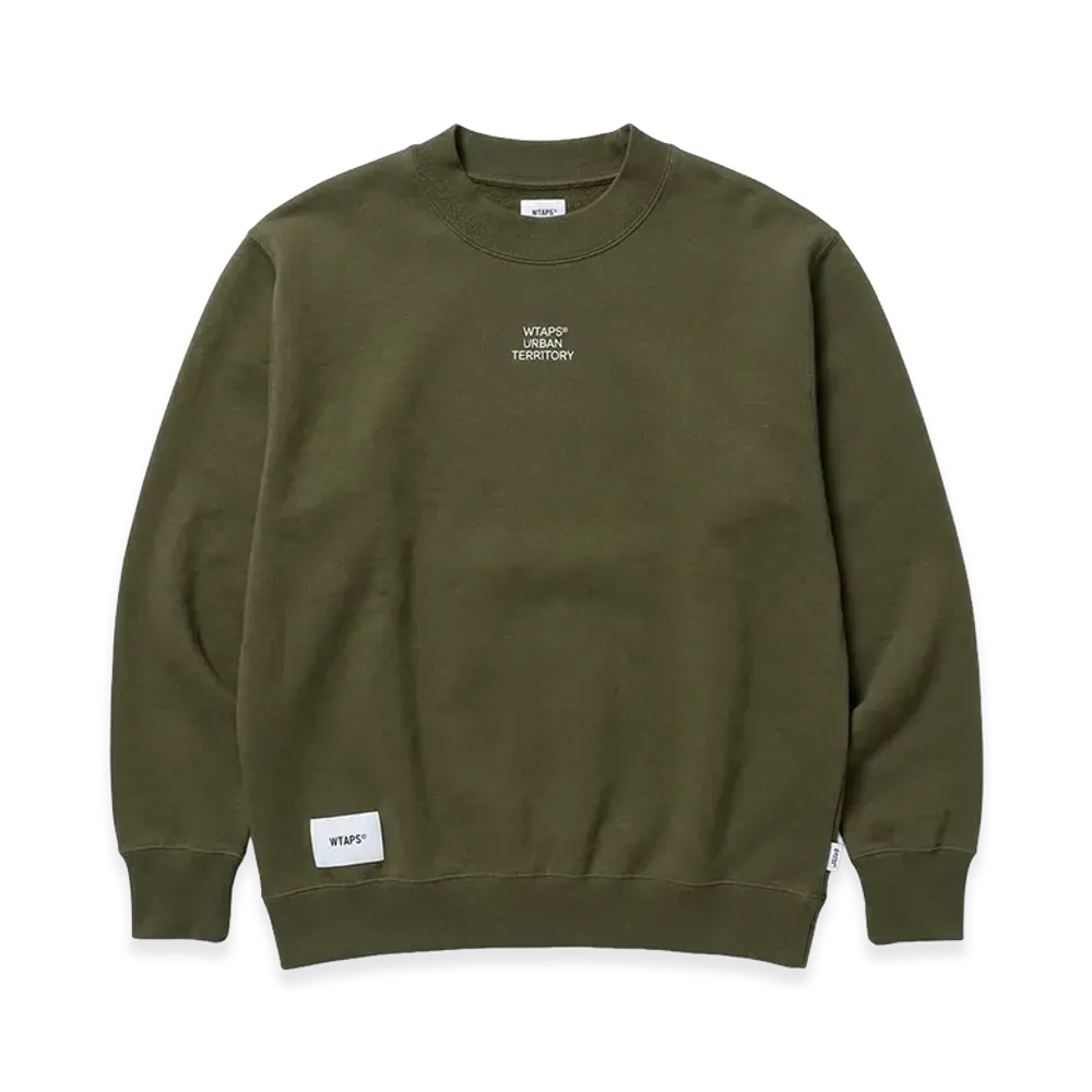 WTAPS 2024 SNEAK COLLECTION Crewneck Sweat "Olive Drab"