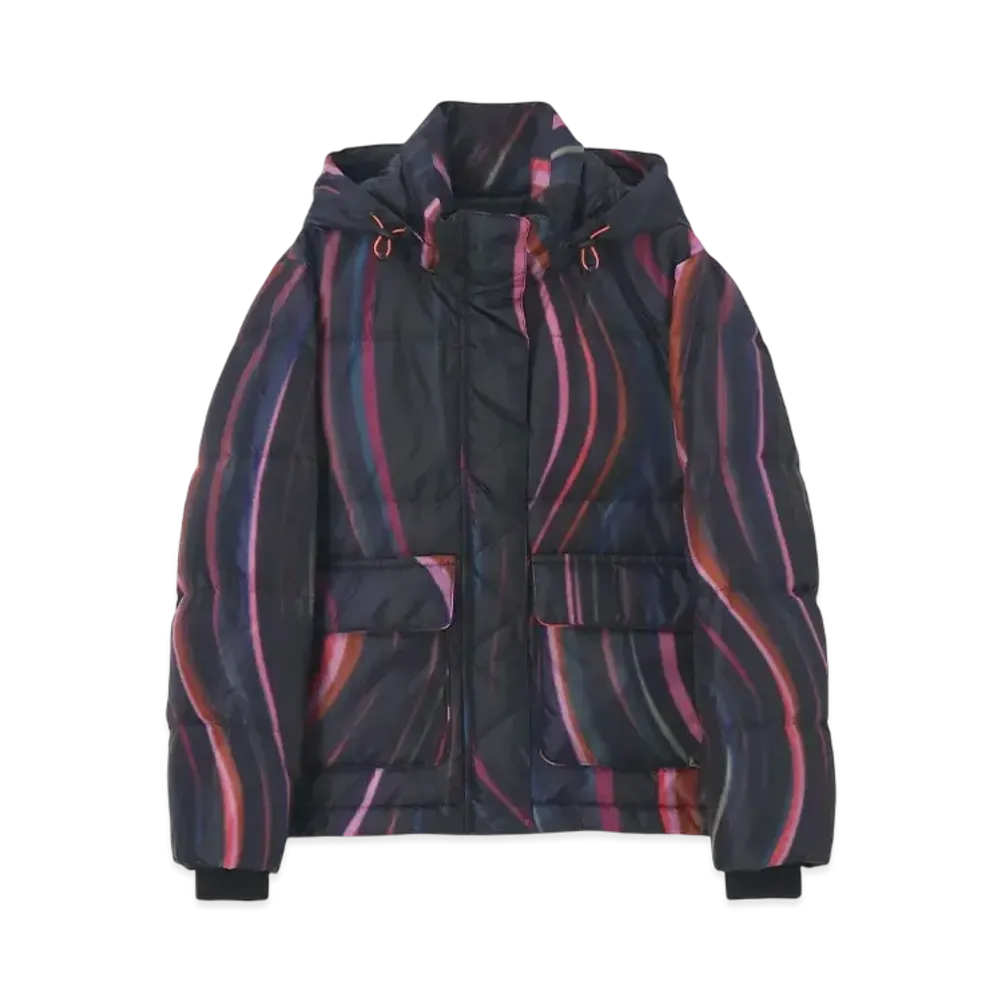Paul Smith Women's Midnight Swirl Down Jacket "Black"