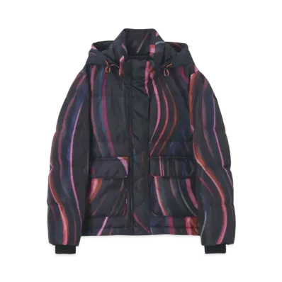 Paul Smith Women's Midnight Swirl Down Jacket "Black"