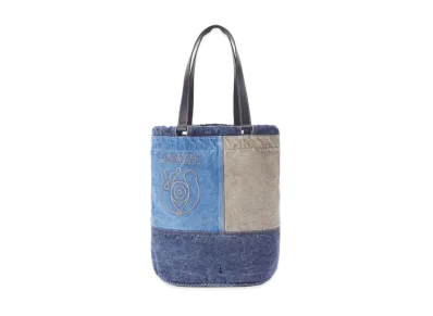 LOEWE Rope Tote In Textile "Blue / Multicolor"