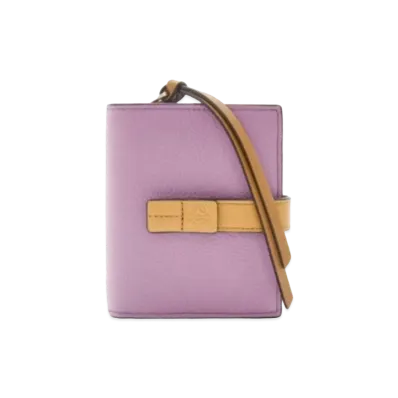 LOEWE Compact Zip Wallet Soft Grain Calf "Gimove/Gold"