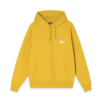 Stussy Basic Stussy Zip Hoodie 2021 "Honey"