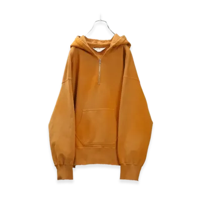 ANCELLM Half Zip Hoodie "Yellow"