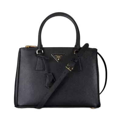 PRADA Saffiano Leather 2WAY Bag "Black"