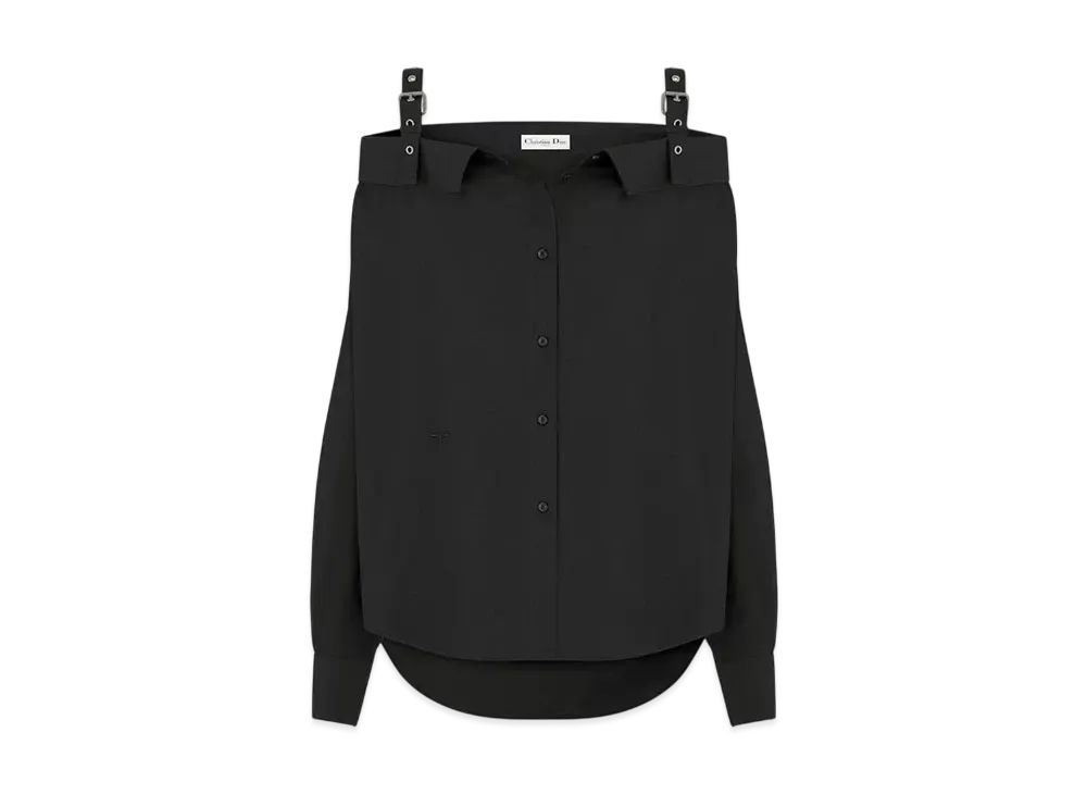 Dior Women's Blouse Cotton Poplin "Black"