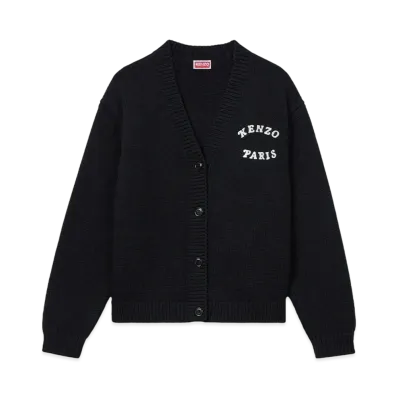 KENZO VERDY MARKET Embroidery Knit Cardigan "Black"
