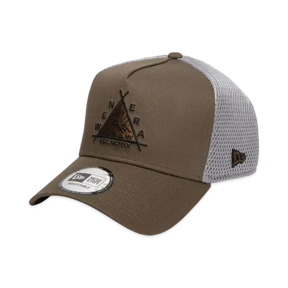 NEW ERA Outdoor 9Forty A-Frame Tracker Triangle Logo "Moss"