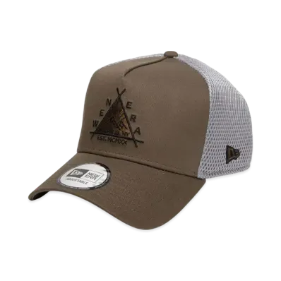 NEW ERA Outdoor 9Forty A-Frame Tracker Triangle Logo "Moss"