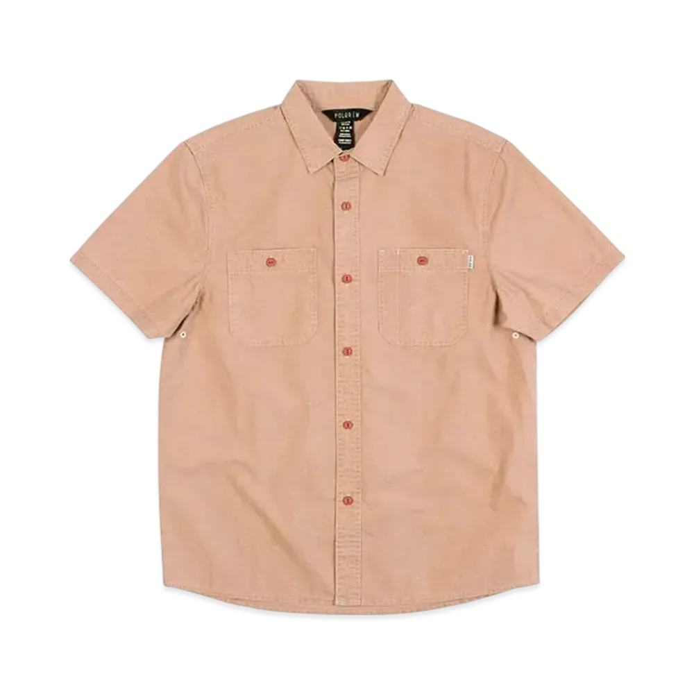 POLeR Washed Up SS Woven "Pink"