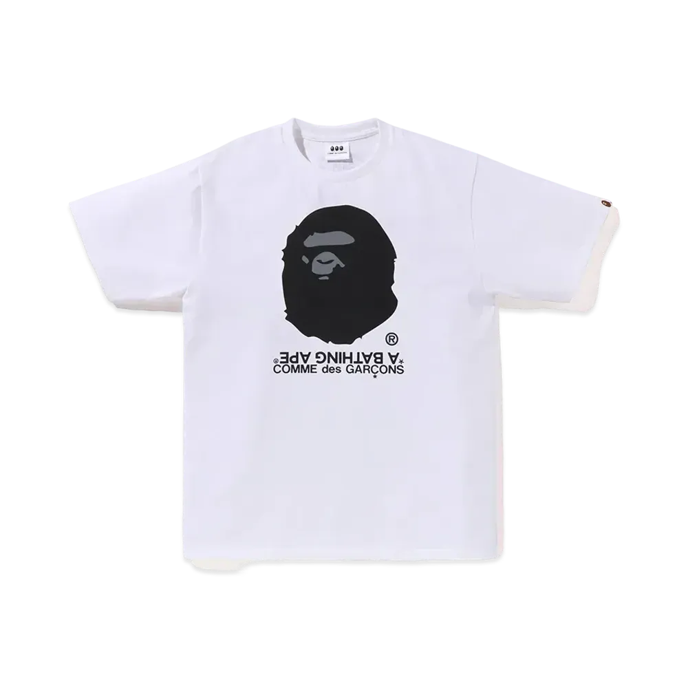 A BATHING APE x COMME des GARCONS CDG Osaka Bape Tee "White"