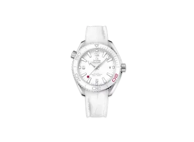 OMEGA Seamaster Planet Ocean Olympic Collection Tokyo 2020 39.5MM Leather Strap "Stainless Steel/White" 522.33.40.20.04.001