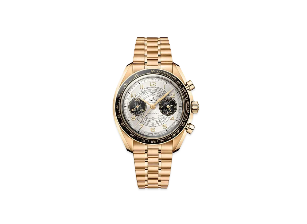 OMEGA Speedmaster Chronoscope Paris 2024 "Moonshine Gold"