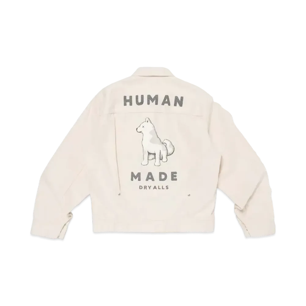 HUMAN MADE x KAWS Made Work Jacket Seoul Exclusive "White"