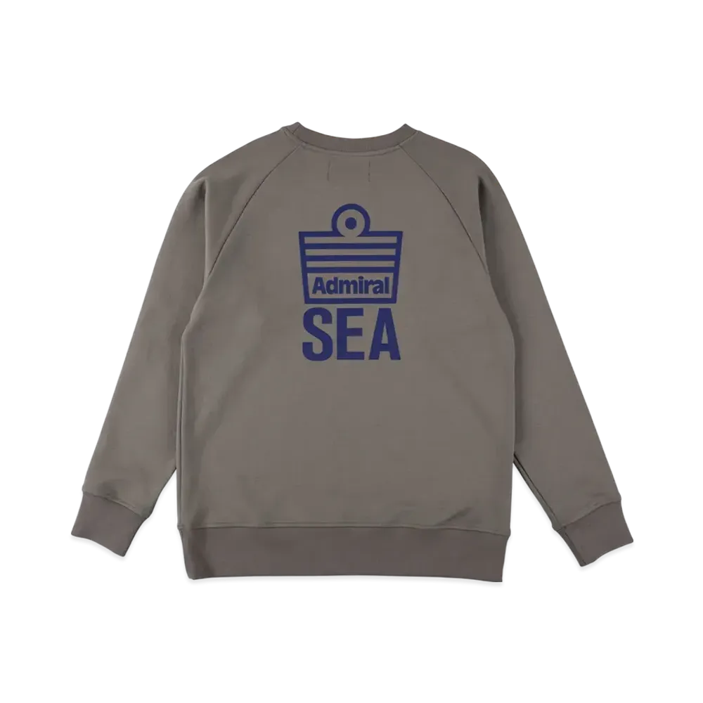 WIND AND SEA x Admiral Crewneck Sweatshirt "Gray"