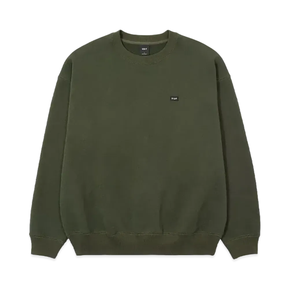 HUF Classic Fleece Crew "Hunter Green"