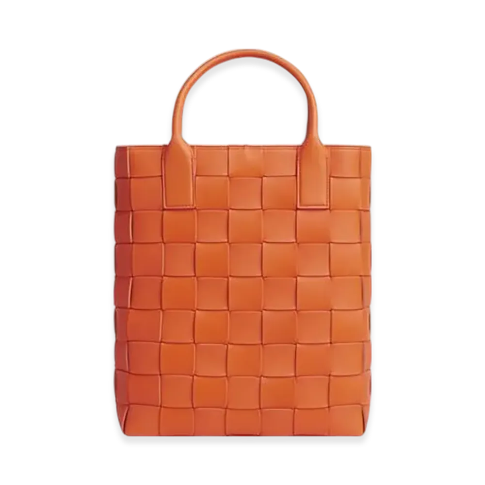 Bottega Veneta Maxi Intreccio Tote "Light/Orange/Caramel"