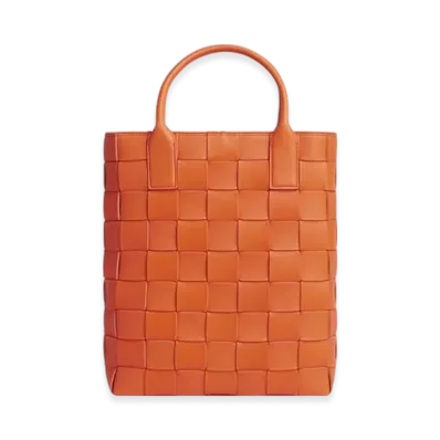 Bottega Veneta Maxi Intreccio Tote "Light/Orange/Caramel"
