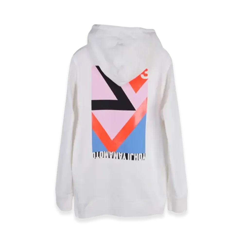 Y-3 Multi Graphic Logo Hoodie "White"