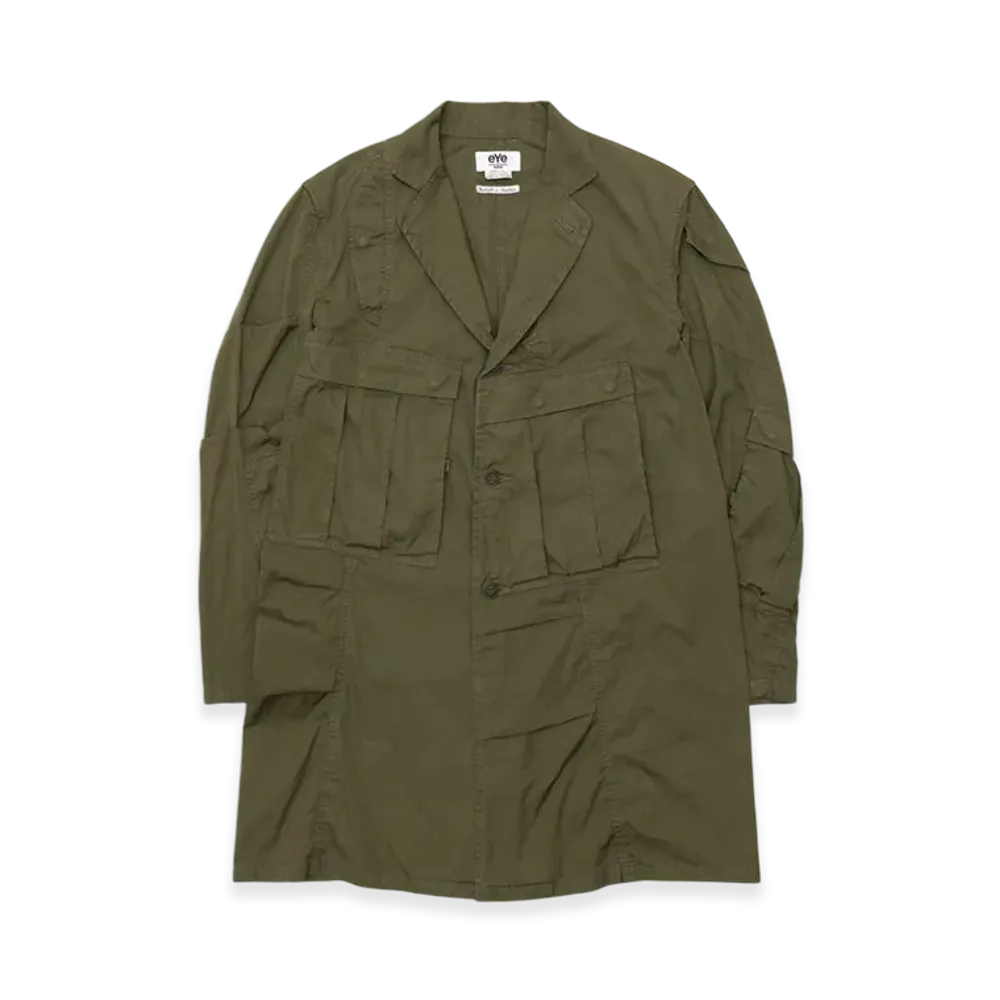 JUNYA WATANABE MAN x Needles Cotton Nylon Oxford W Name "Khaki"