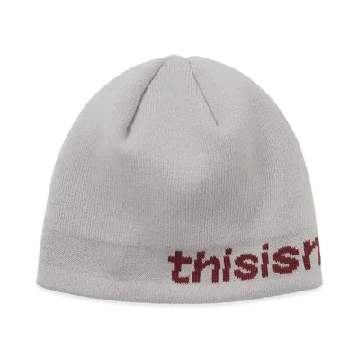 thisisneverthat SP-Logo No Cuff Beanie "Off White"