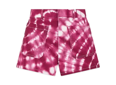 Dior Miss Dior Shorts Cotton Denim with Tie & Dior Motif "Purple"