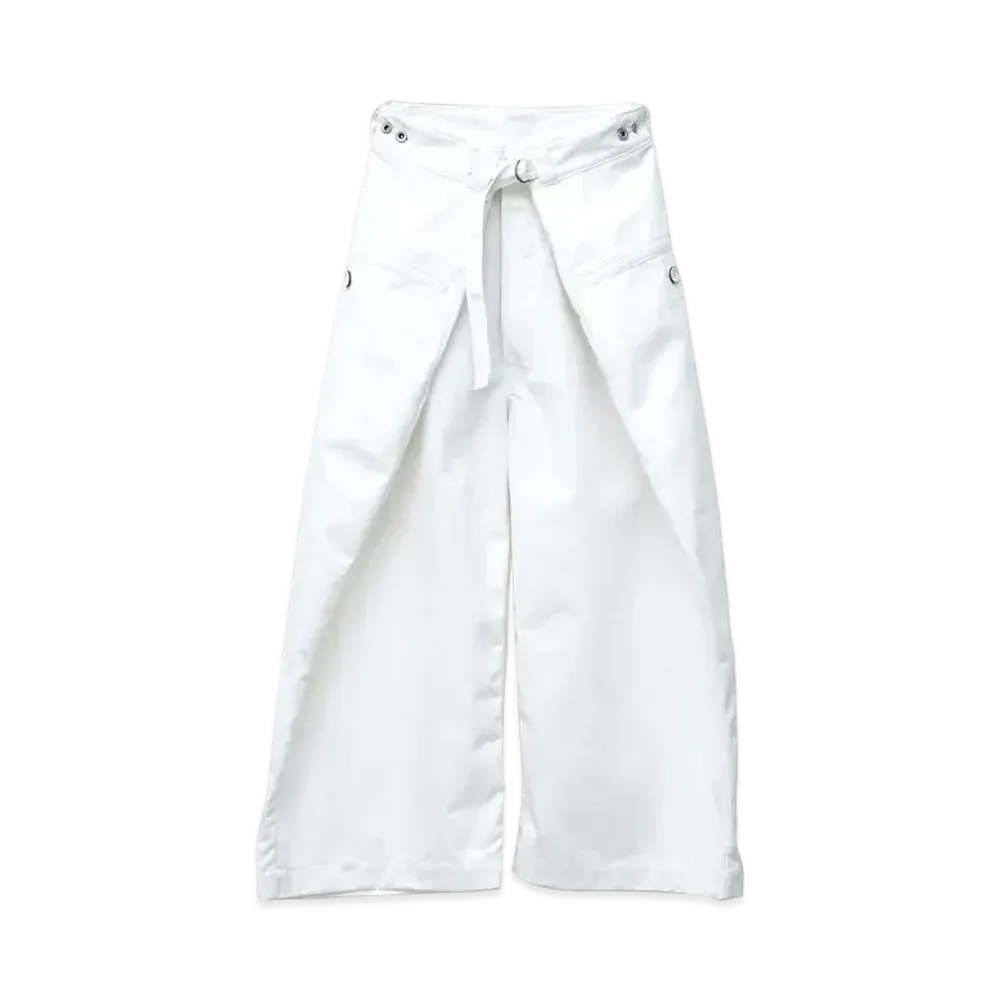 ANREALAGE Wrap Chino Pants "White"