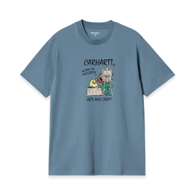 Carhartt WIP Double Knee "Blue(Heavy Stone Bleached)"