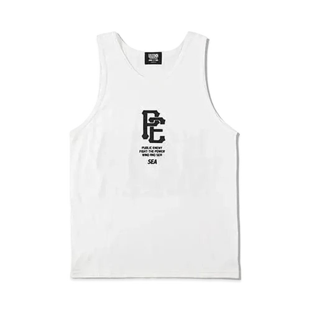 WIND AND SEA x Public Enemy -MG- Tank Top "White"