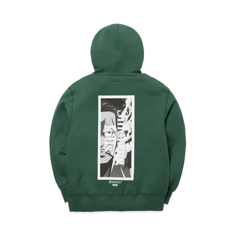 FR2 x ONE PIECE Collaboration Smokers Hoodie BECKMAN ver "Green"