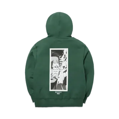 FR2 x ONE PIECE Collaboration Smokers Hoodie BECKMAN ver "Green"