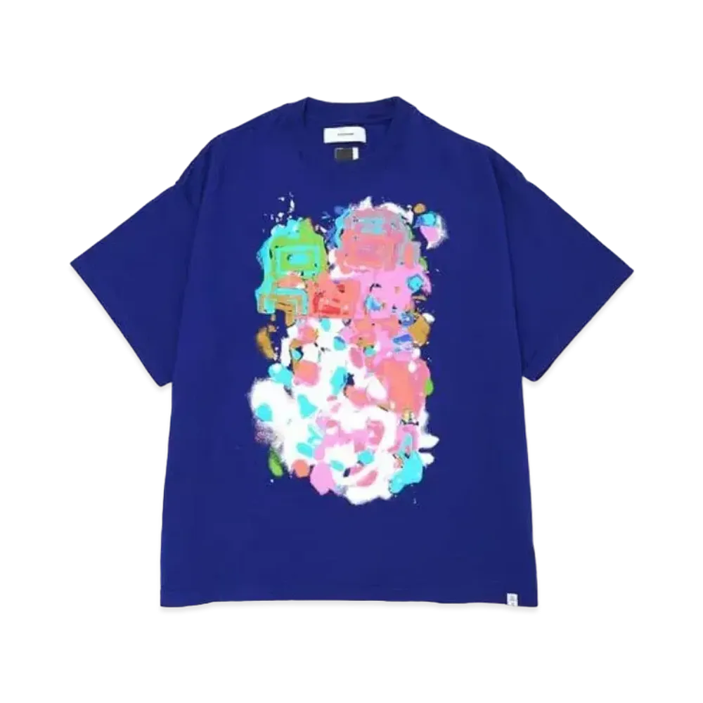 FACETASM Spraypaint Big Tee "Blue"