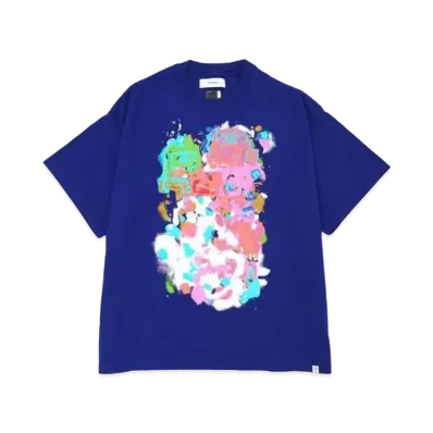 FACETASM Spraypaint Big Tee "Blue"