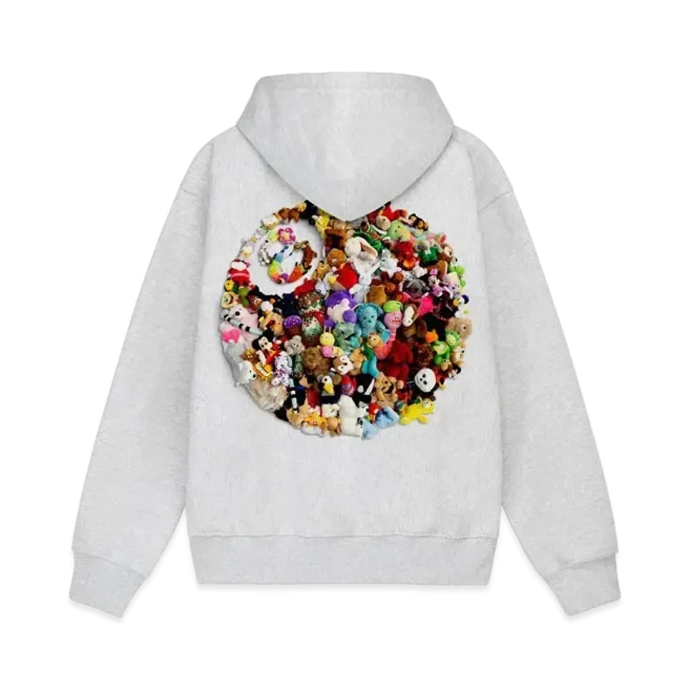 Stussy Plush Hoodie "Ash Heather"