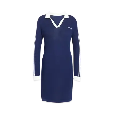 adidas Knit Polo One Piece "Night Indigo/Off White"