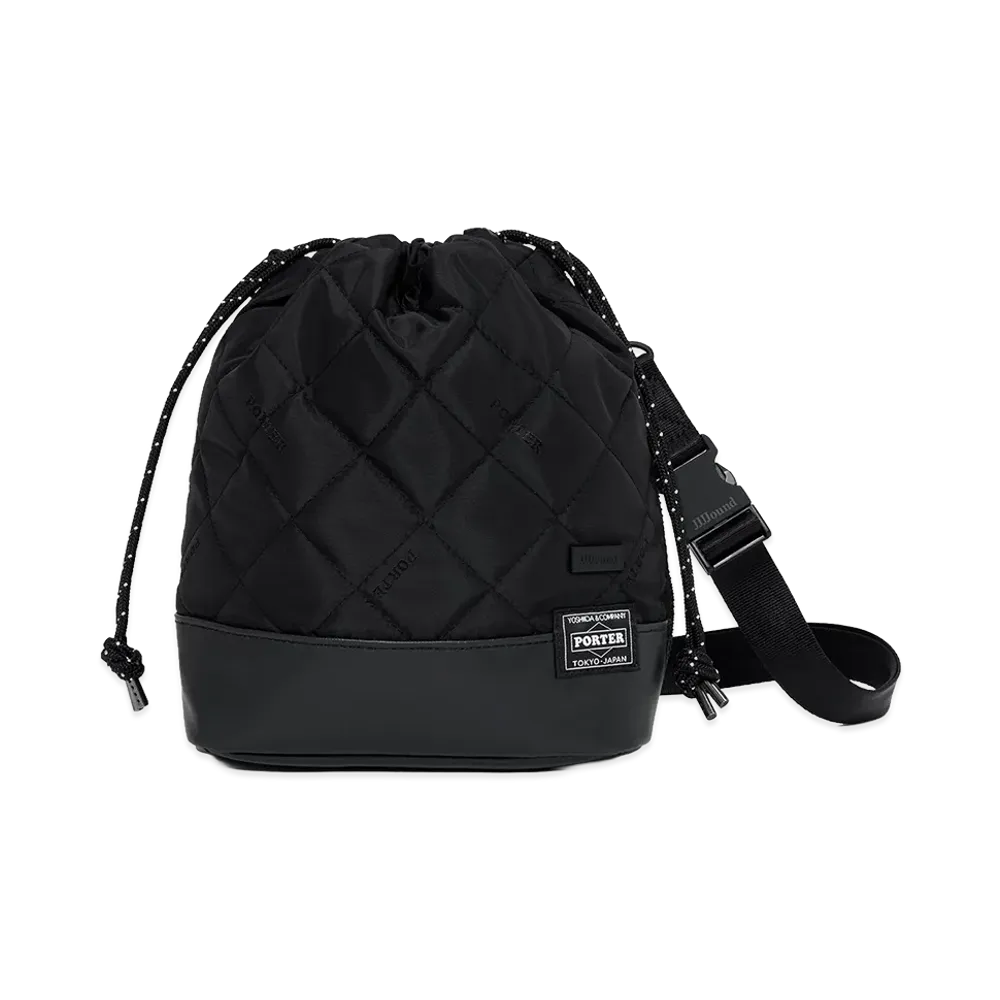 PORTER x JJJJound Drawstring Bag "Black"