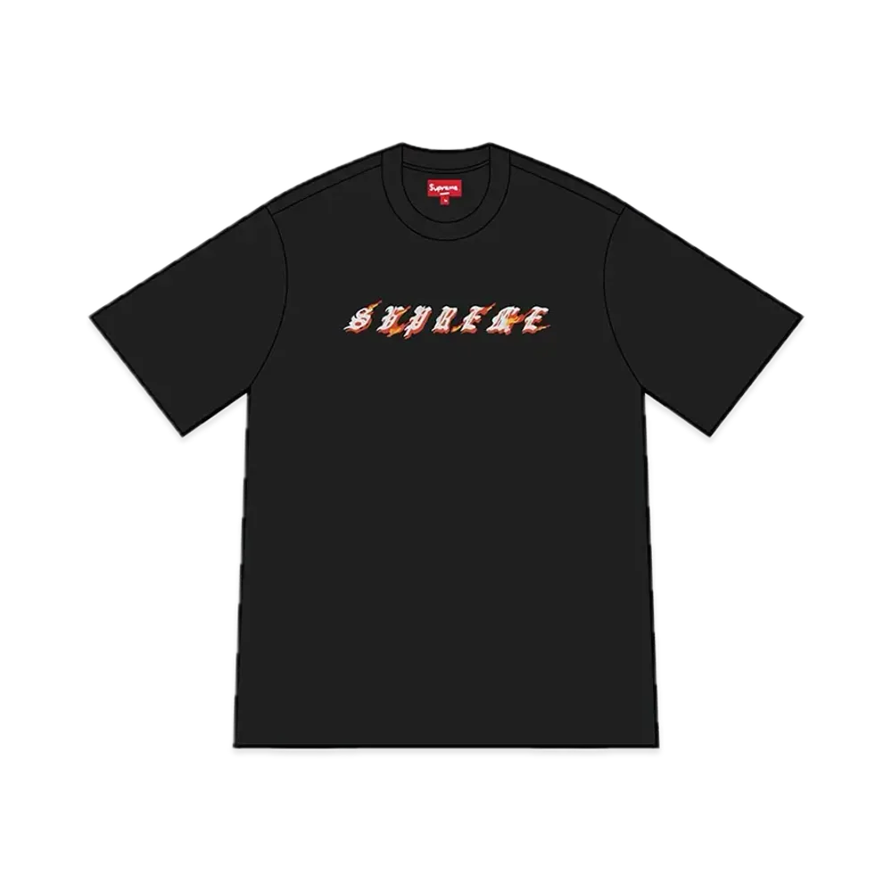 Supreme Flames S/S Top "Black"