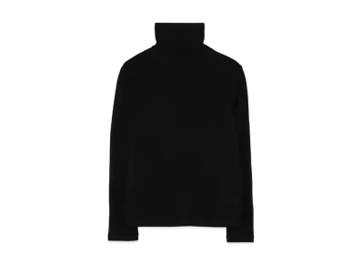 Yohji Yamamoto Y's PLAITING PATCHWORK HIGH NECK T "Black"