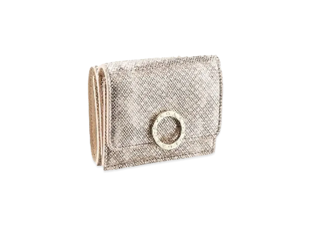 BVLGARI BVLGARI Trifold Wallet "Beige"