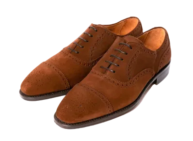 Berwick Semi Brogue HO915 Suede "Brown" 5231SBLEBR Slim