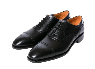Berwick Semi Brogue HO915 Smooth "Black" 5231VELEBK Slim