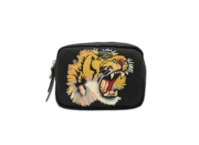 GUCCI Belt Bag Tiger Nylon "Black"