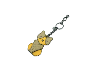 Bottega Veneta Animal Key Ring "Yellow/Khaki"