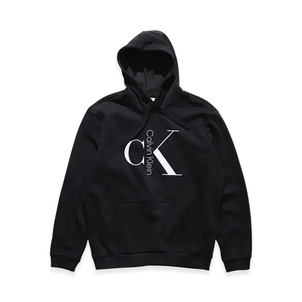 Calvin Klein Mixed Logo Monogram P/O Hoodie "Black Beauty"