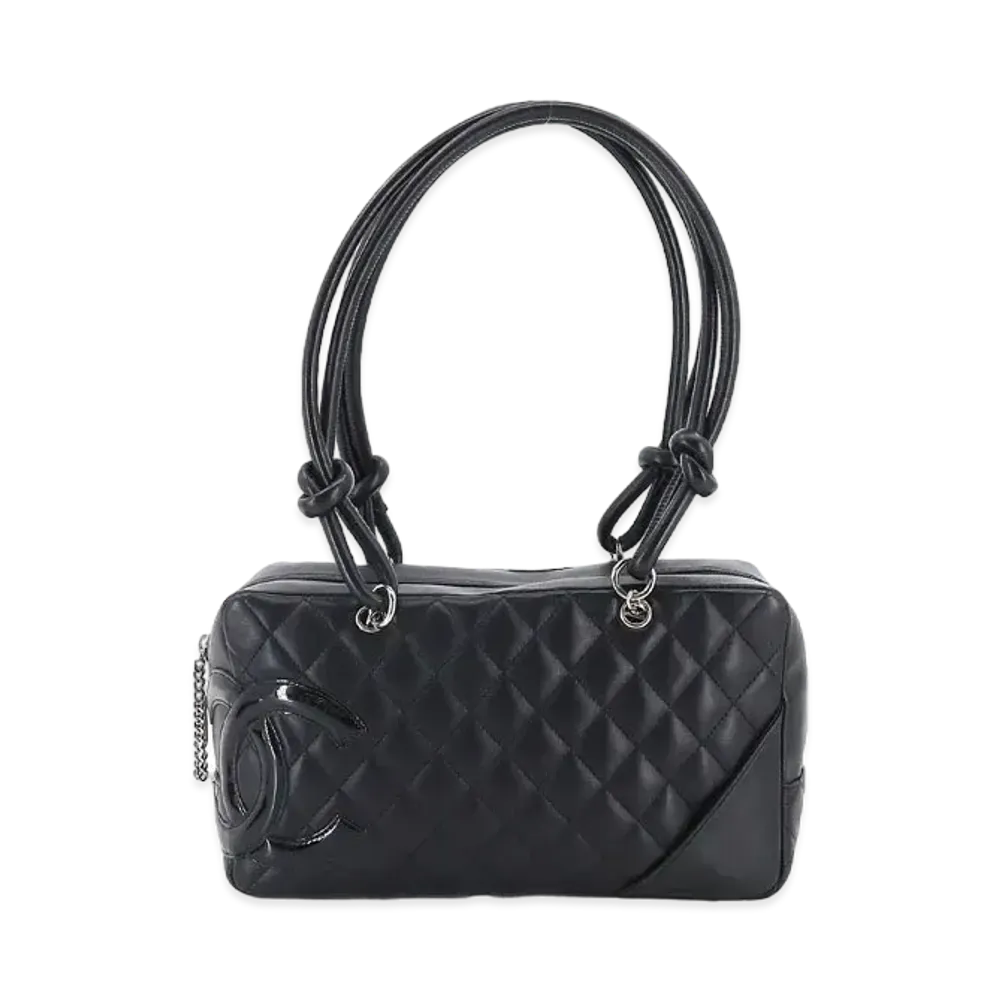 CHANEL Cambon Line Bowler Bag "Black/Enamel"