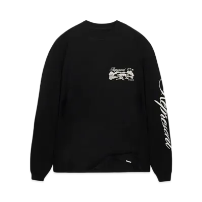REPRESENT Raceway Long Sleeve T-Shirt "Jet Black"