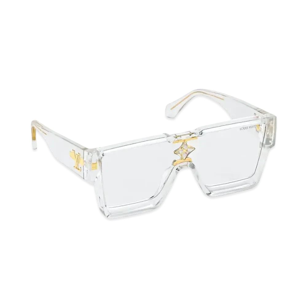 Louis Vuitton Cyclone Sunglasses "Transparane"