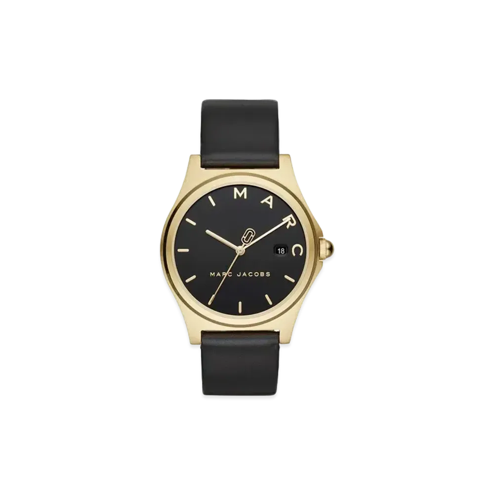 Marc Jacobs Henry Watch "Gold/Black"
