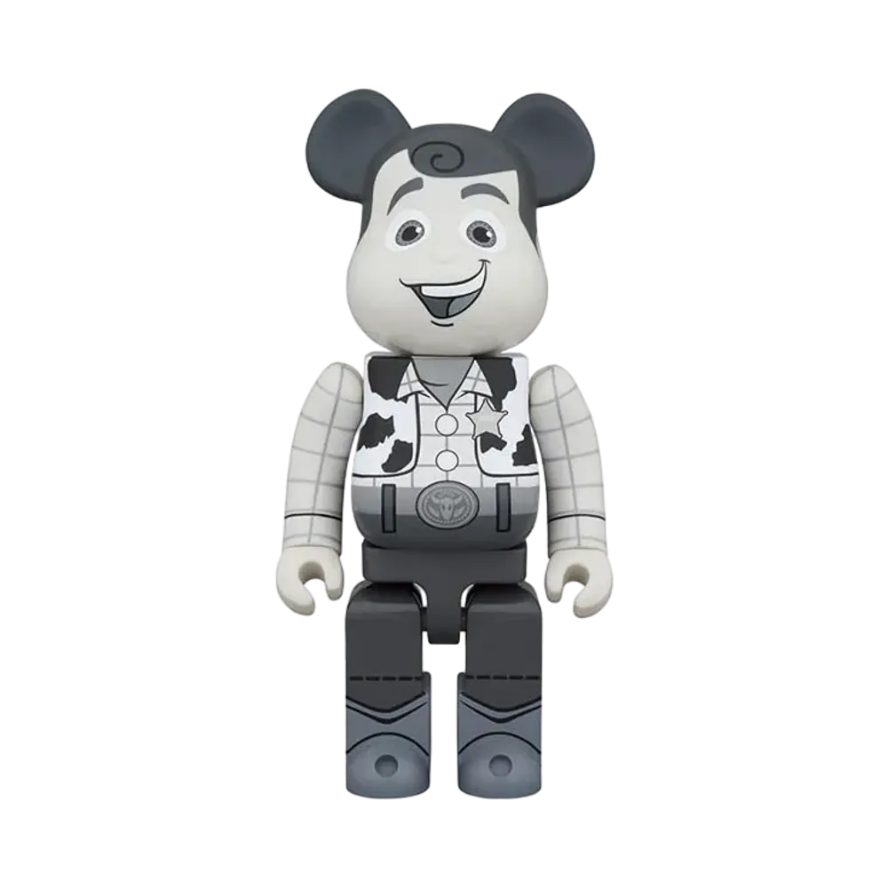 Bearbrick WOODY B&W Ver. 1000%