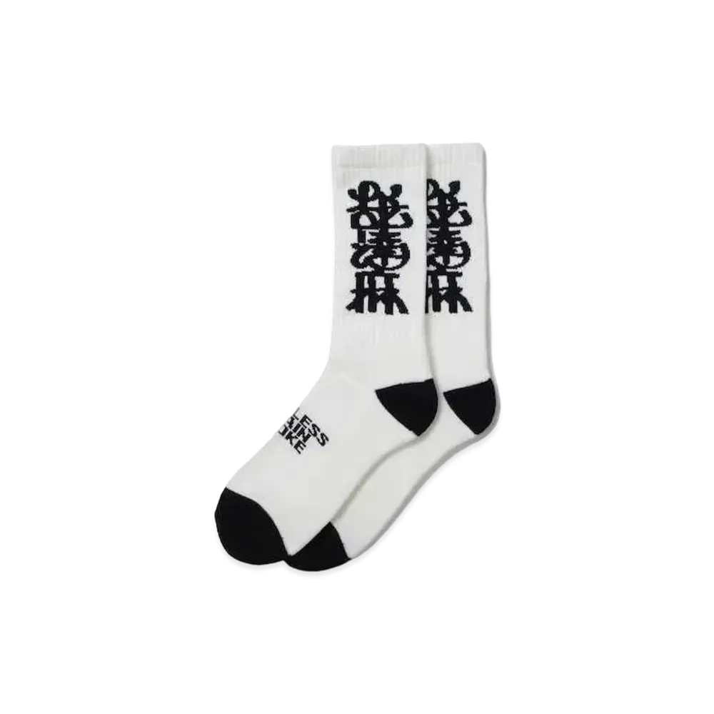 APHRODITEGANG NAMEDARUMA JACQUARD SOCKS "White"
